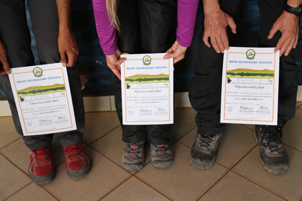 Certificates